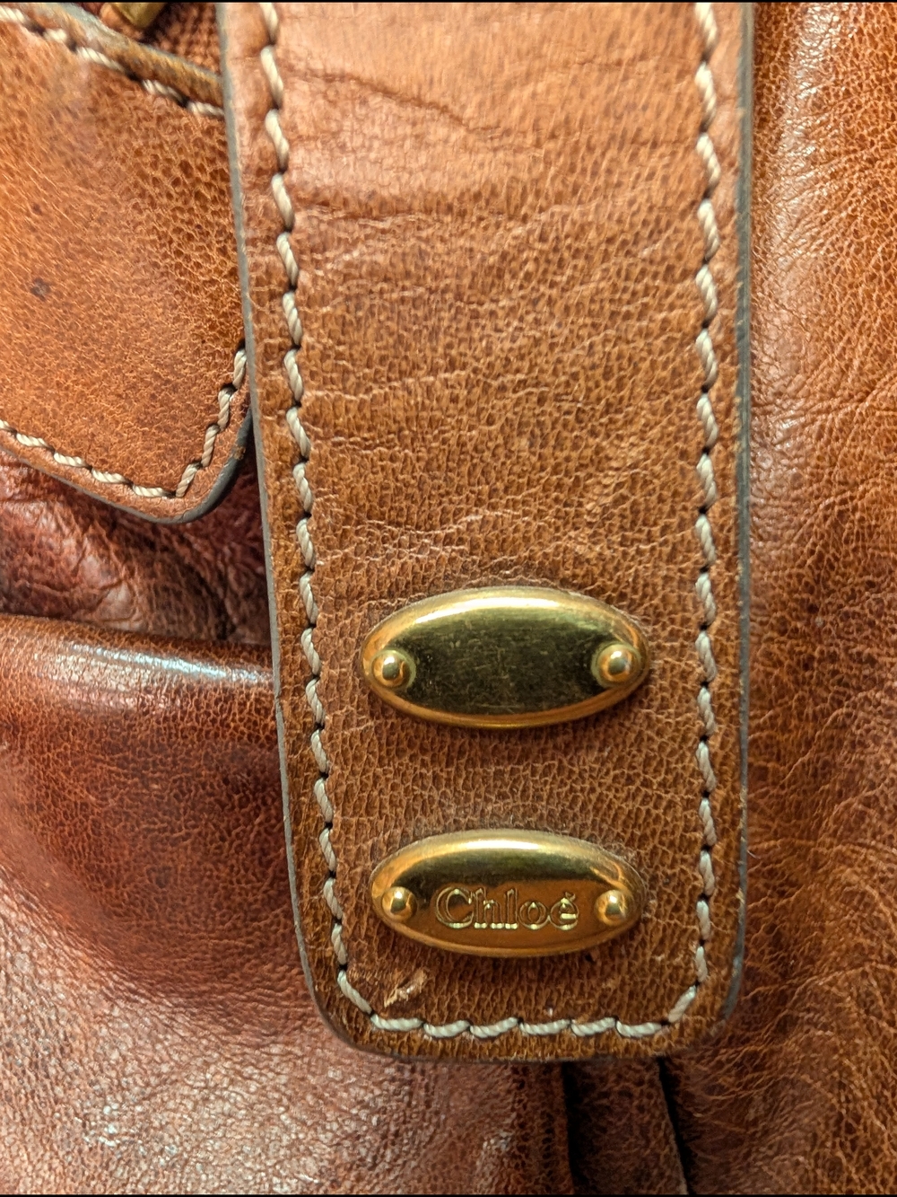 Chloé Brown Braided Leather Heloise Shoulder Bag - Picture 6 of 15